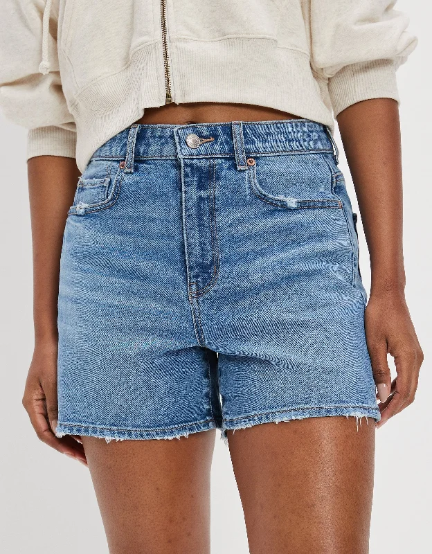 AE Stretch Denim Highest Waist Baggy Short